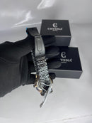 Crysma Watch With Black Chain